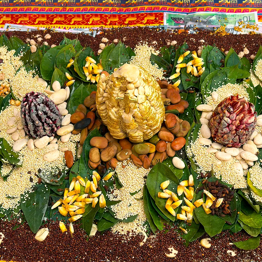 offering to mother earth