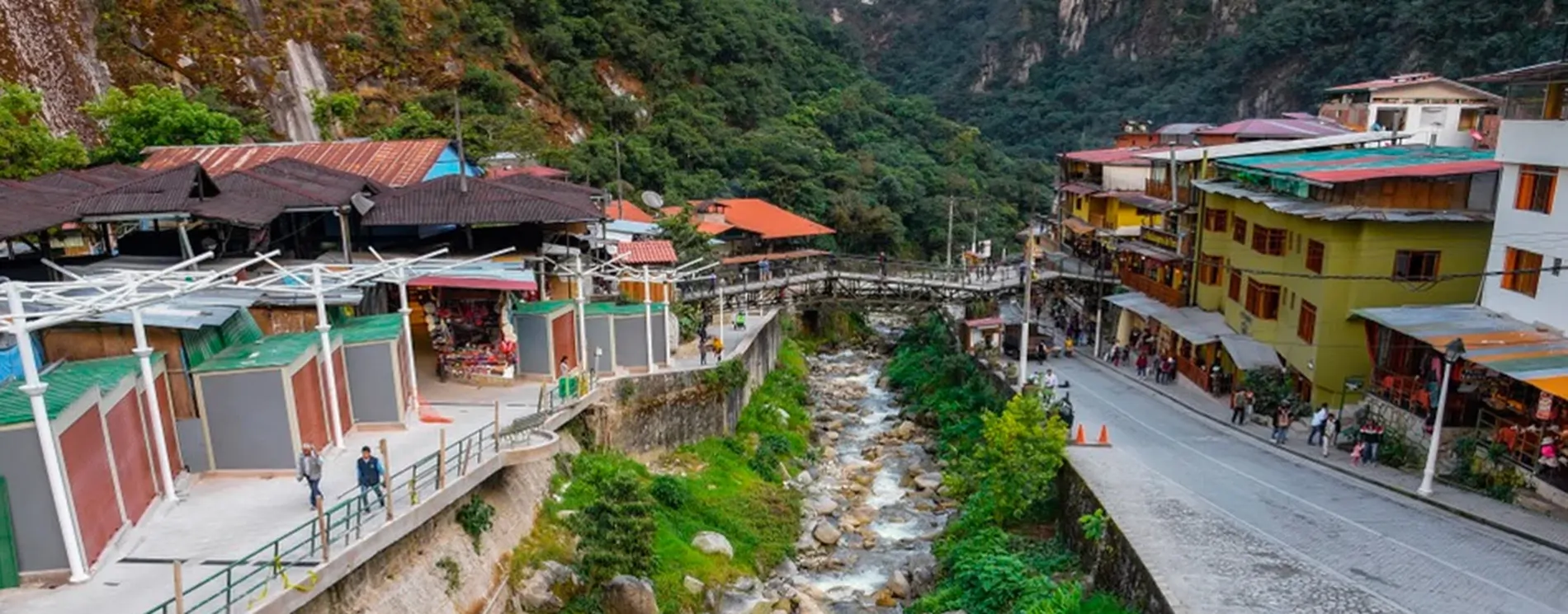 Rio en el Pueblo de Aguas Calientes 1