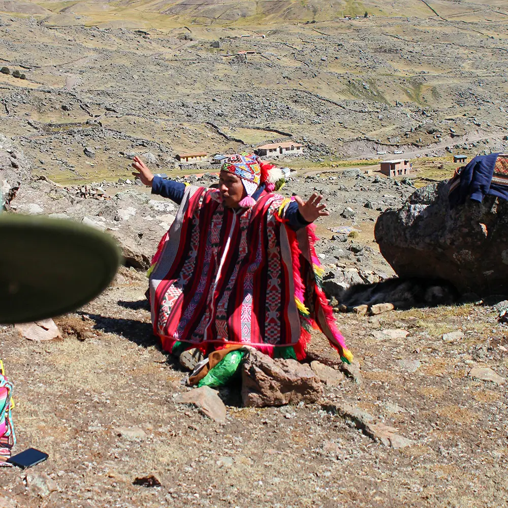 ceremony ausangate mountain trek