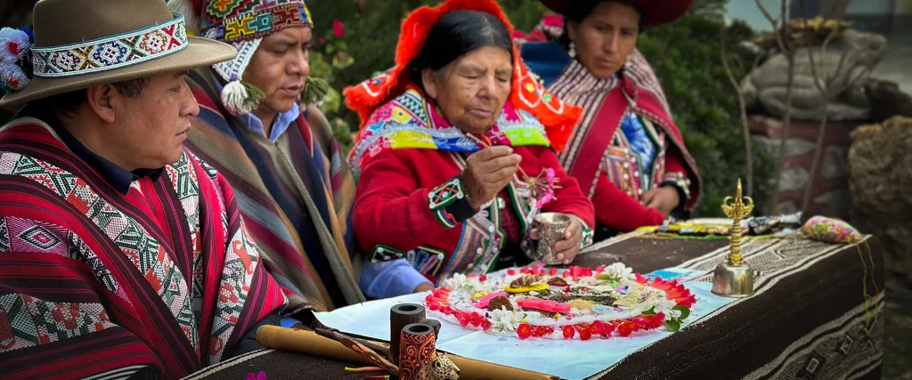offering to pachamama