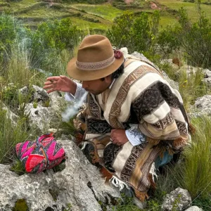 mesa ceremony offering pachamama