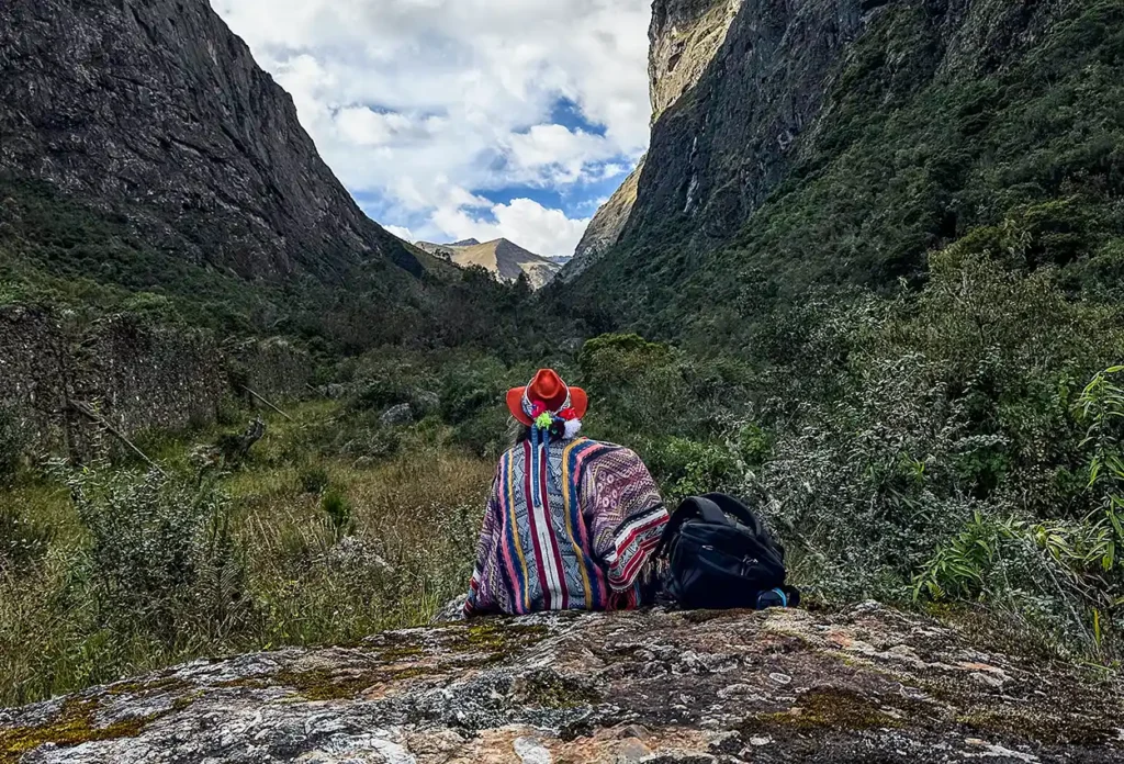 A clear rest day in the Sacred Valley between trekking and plant medicine in Peru