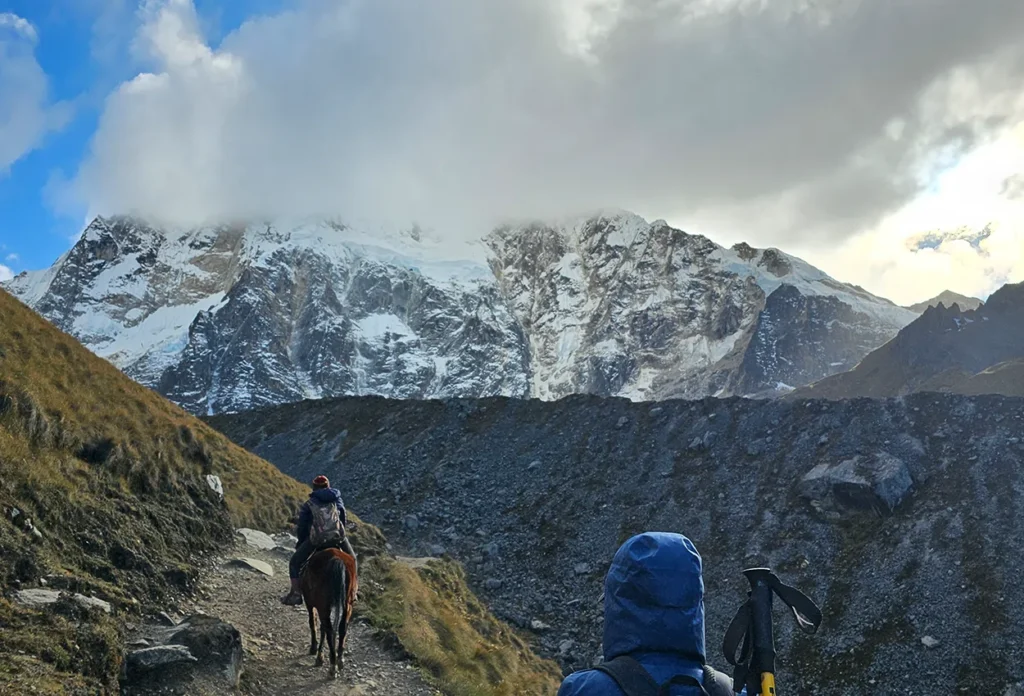 Apu Salkantay at 6,271 m — the mountain at the centre of this Salkantay trek guide